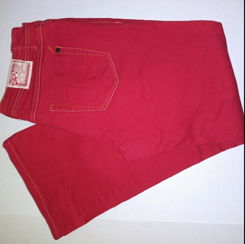 A Chip and Pepper Production Red Jeans